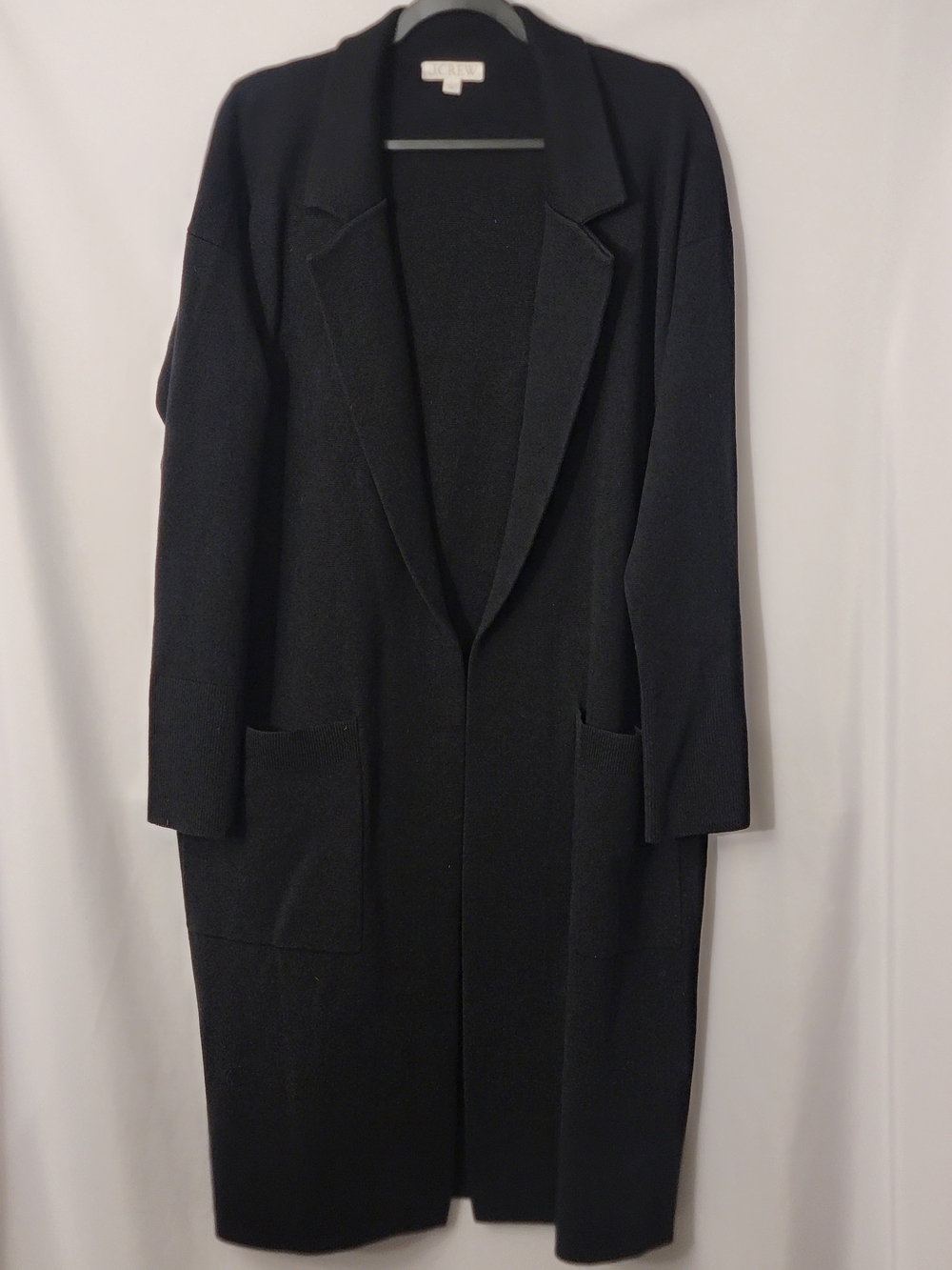 J.Crew Ella Merino Wool Blend Long Cardigan/Coat Size L